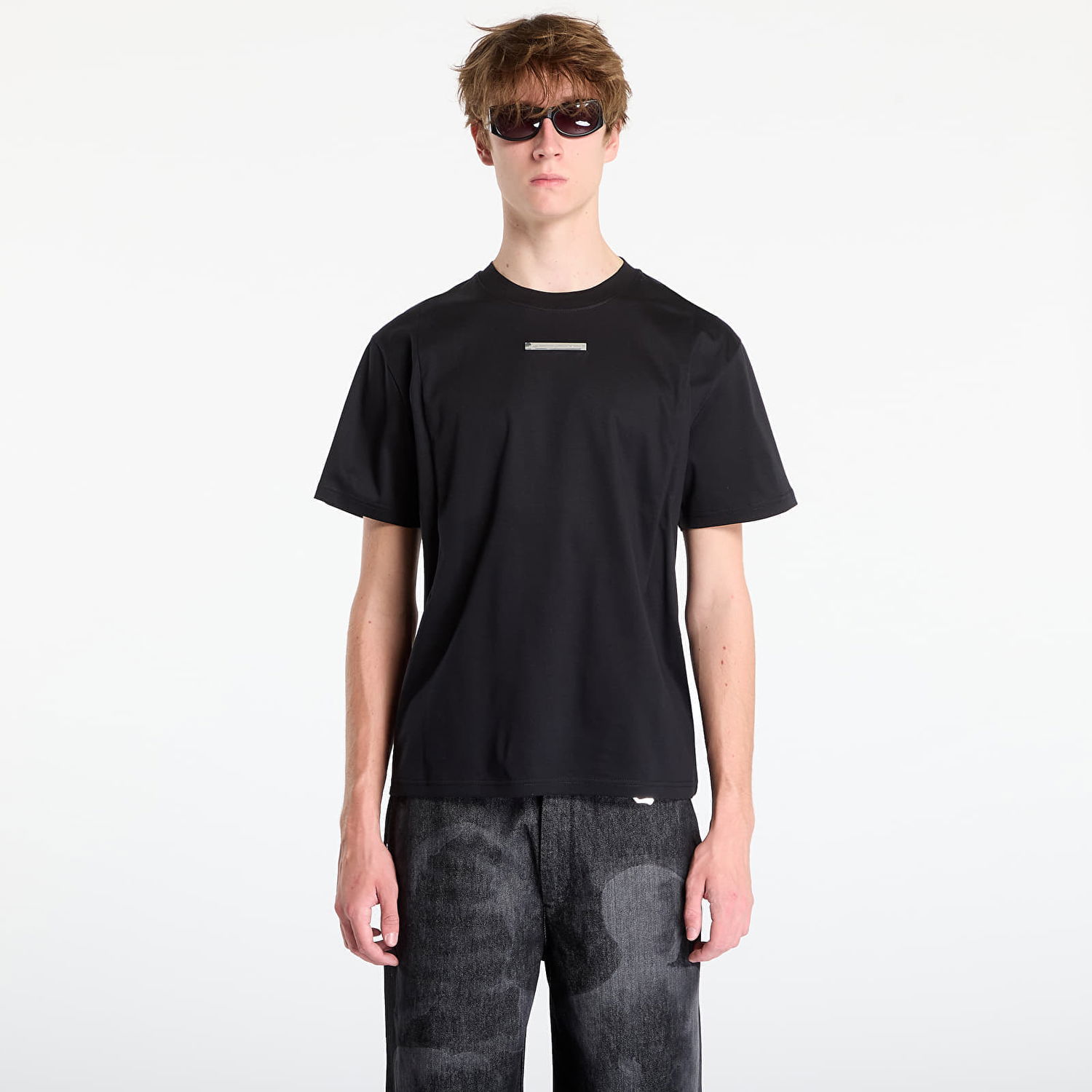 Тениска HELIOT EMIL Astrape T-Shirt Black Черно | AW25_M_09_139_BLK01_CO, 0