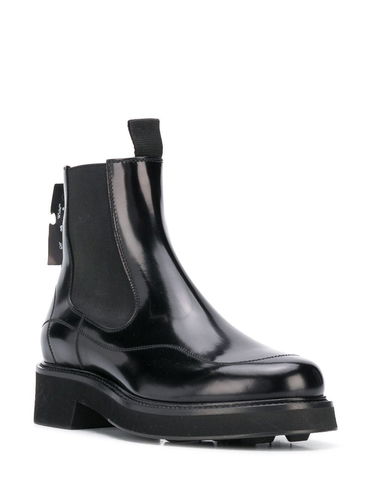 Кецове и обувки Off-White LEATHER ANKLE BOOTS Черно | OWIA243E20LEA0011000, 1