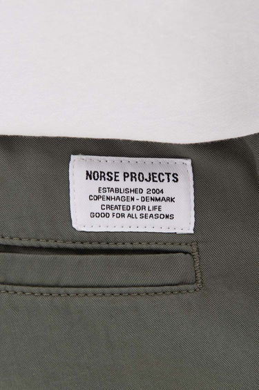 Къси панталони NORSE PROJECTS Ezra Light Twill Short Зелено | N35-0577-8061, 4