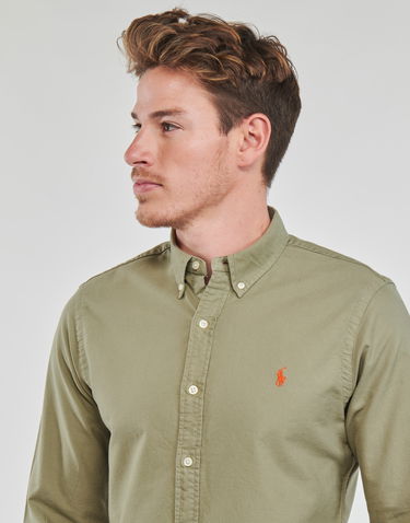Риза Polo by Ralph Lauren Long Sleeve Shirt Зелено | 710804257032, 4