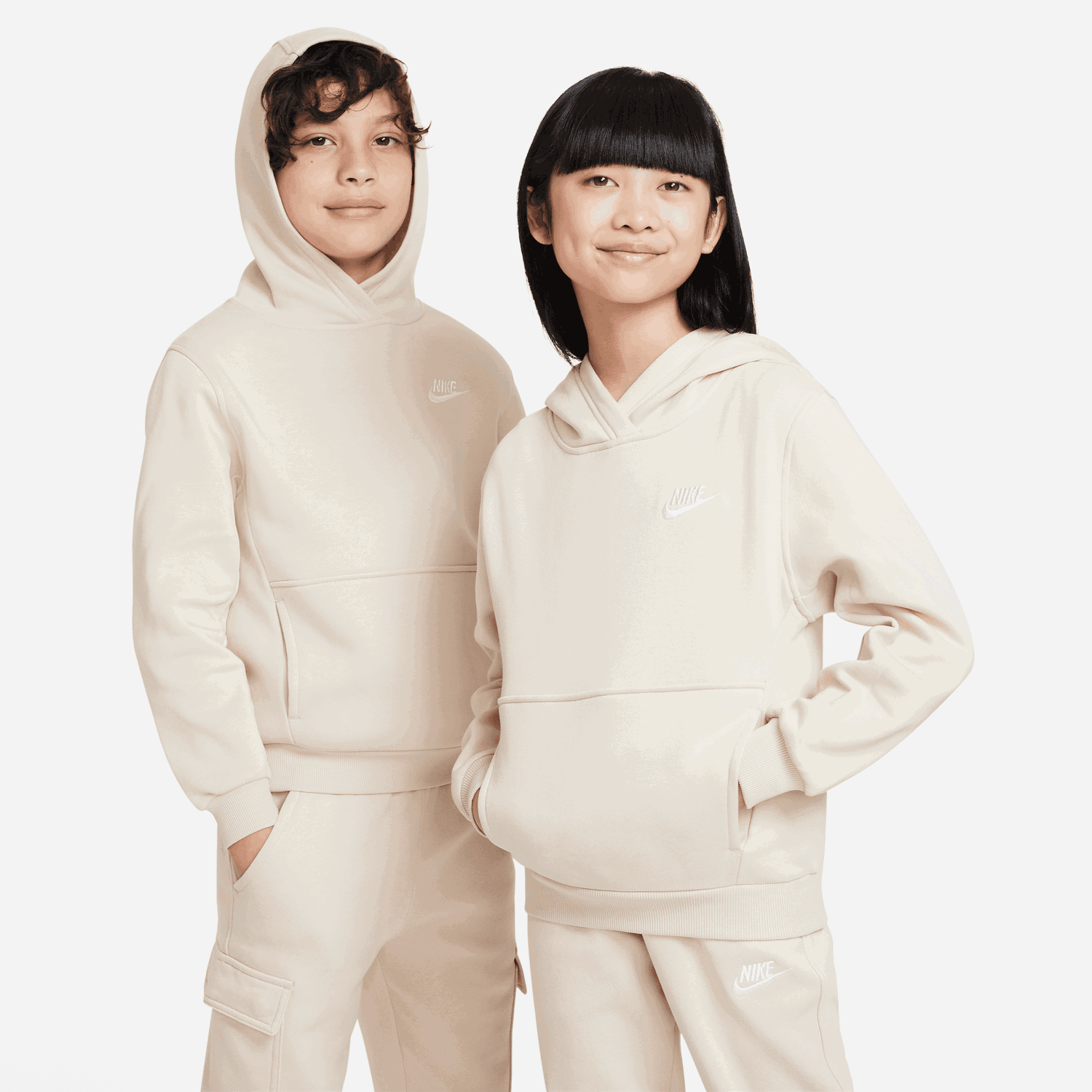 Суитчър Nike Sportswear Club Fleece Hoodie Бежово | FD3000-126, 0