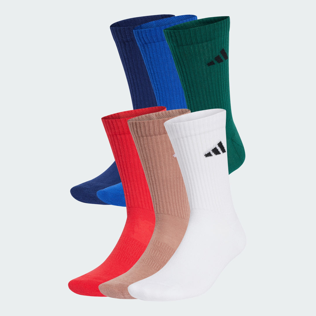 Чорапи adidas Performance 6 Pack Cushioned Crew Socks Многоцветен | JP1717, 1