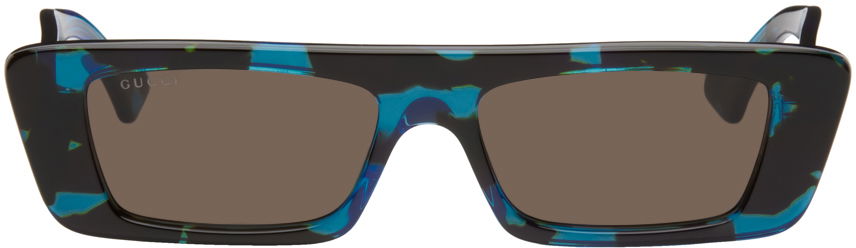 Слънчеви очила Gucci Rectangular Тъмно синьо | GG1331S-004, 0