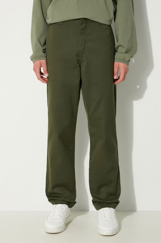 Plain Straight-Leg Master Pant Trousers