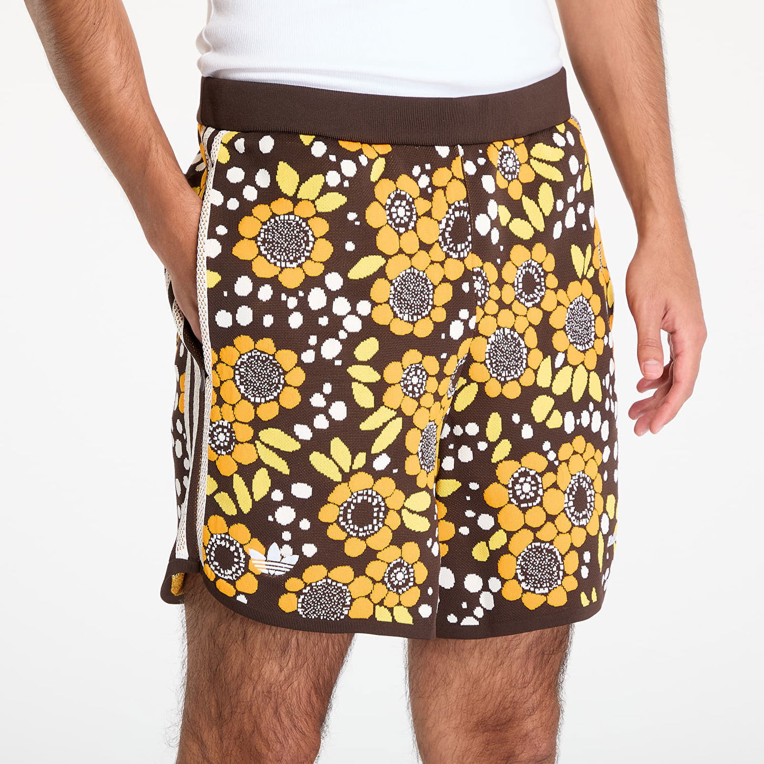 Къси панталони adidas Originals Wales Bonner x Knit Short Многоцветен | JJ2927, 1