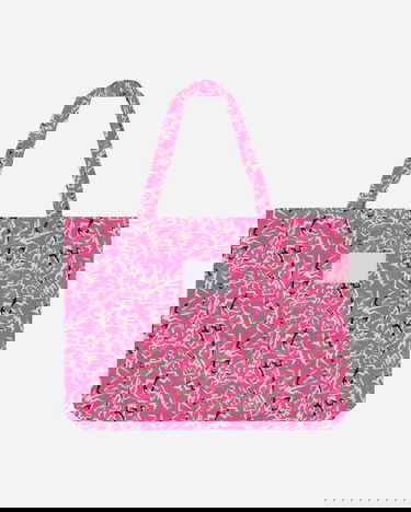 Голяма пазарска чанта PACCBET Workwear Floral Tote Bag Розово | PACC10K002 1, 3
