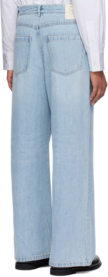 Дънки WOOYOUNGMI Wide Jeans Синьо | W243PT23, 2