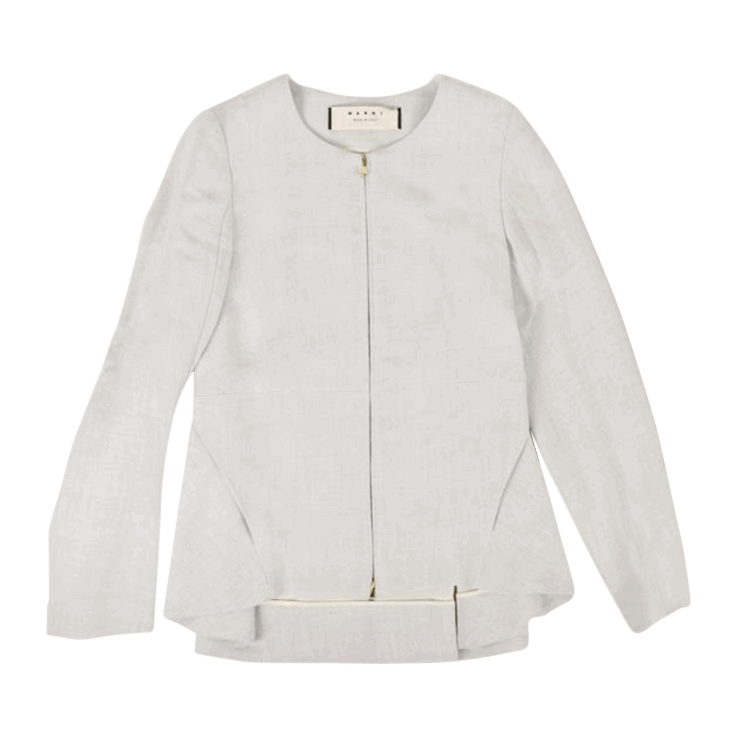 Яке Marni Marni Zip Linen Jacket Сиво | GIMAQ22U01TV455 00W01, 0