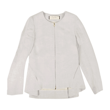 Яке Marni Marni Zip Linen Jacket Сиво | GIMAQ22U01TV455 00W01, 0