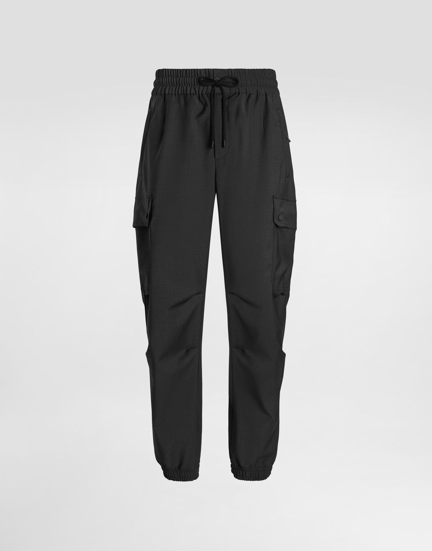 Карго панталони Dolce & Gabbana Dolce & Gabbana Wool Canvas Cargo Trousers Черно | GP14PTFURK8N0542, 0