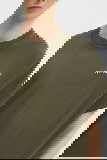 Тениска Carhartt WIP S/S Script Embroidery T-Shirt Зелено | I030435.2QHXX, 3