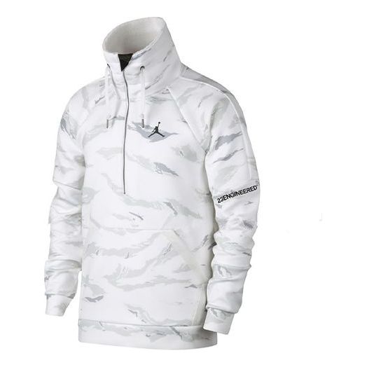 Суитчър Jordan Jordan 23 Engineered Fleece Lined Half-Zip Hoodie Бяло | AH6164-121, 0