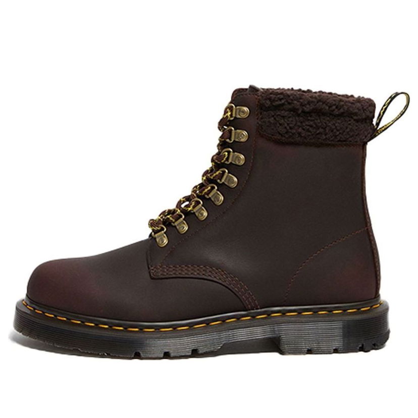 Кецове и обувки Dr. Martens Wintergrip Fleece Leather Boots Кафяво | 26091247