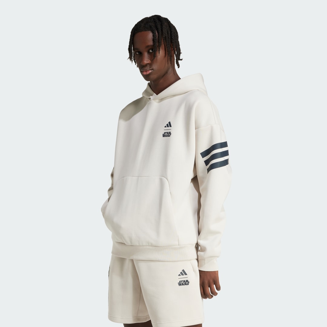 Суитчър adidas Performance Star Wars The Mandalorian Hoodie Бежово | JI5719, 0