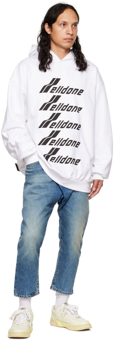 Суитчър We11done We11done Print Hoodie Бяло | WD-TH3-22-729-U-WH, 3