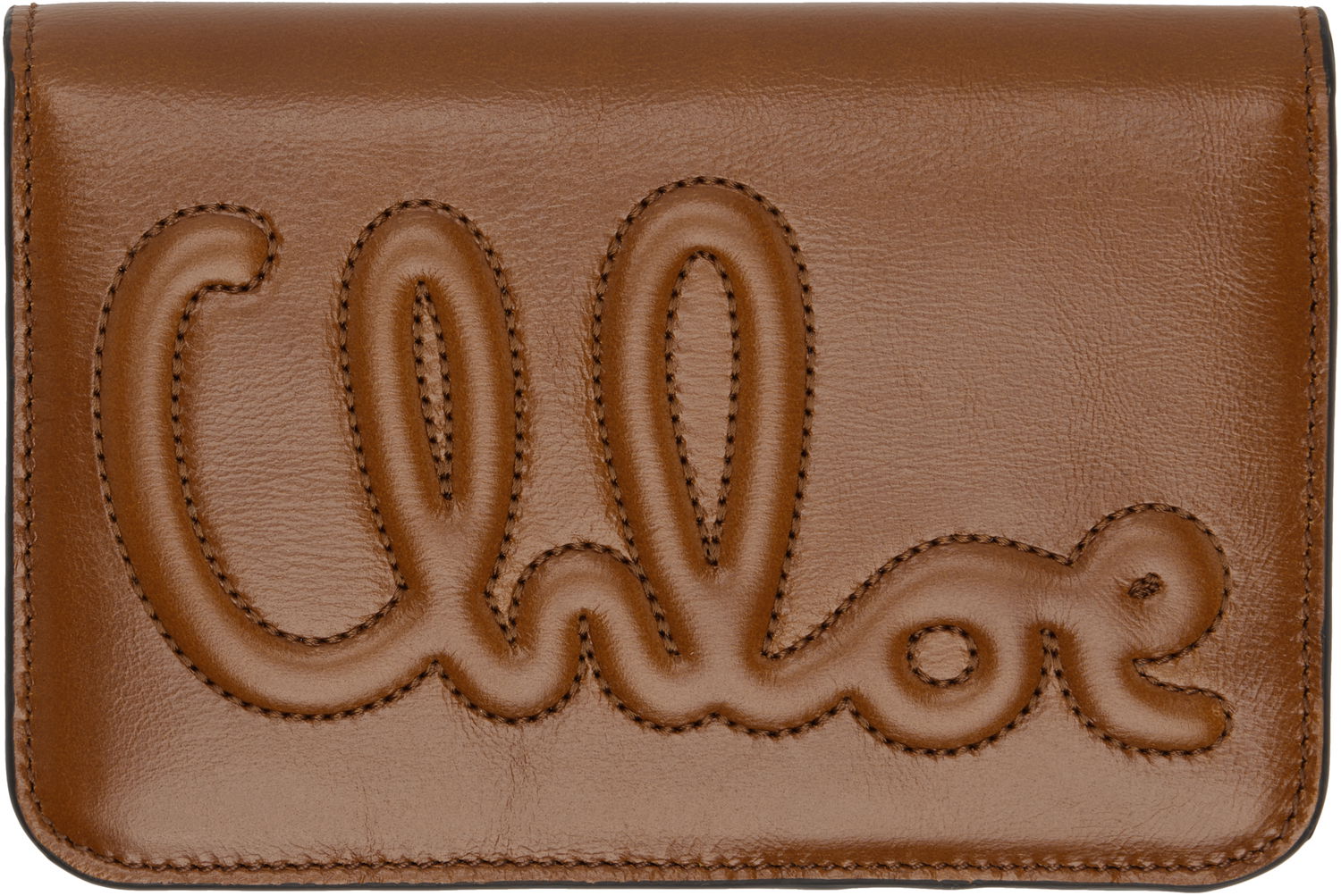 Портфейл CHLOÉ Bifold Wallet Кафяво | CHC24WP447O16, 0