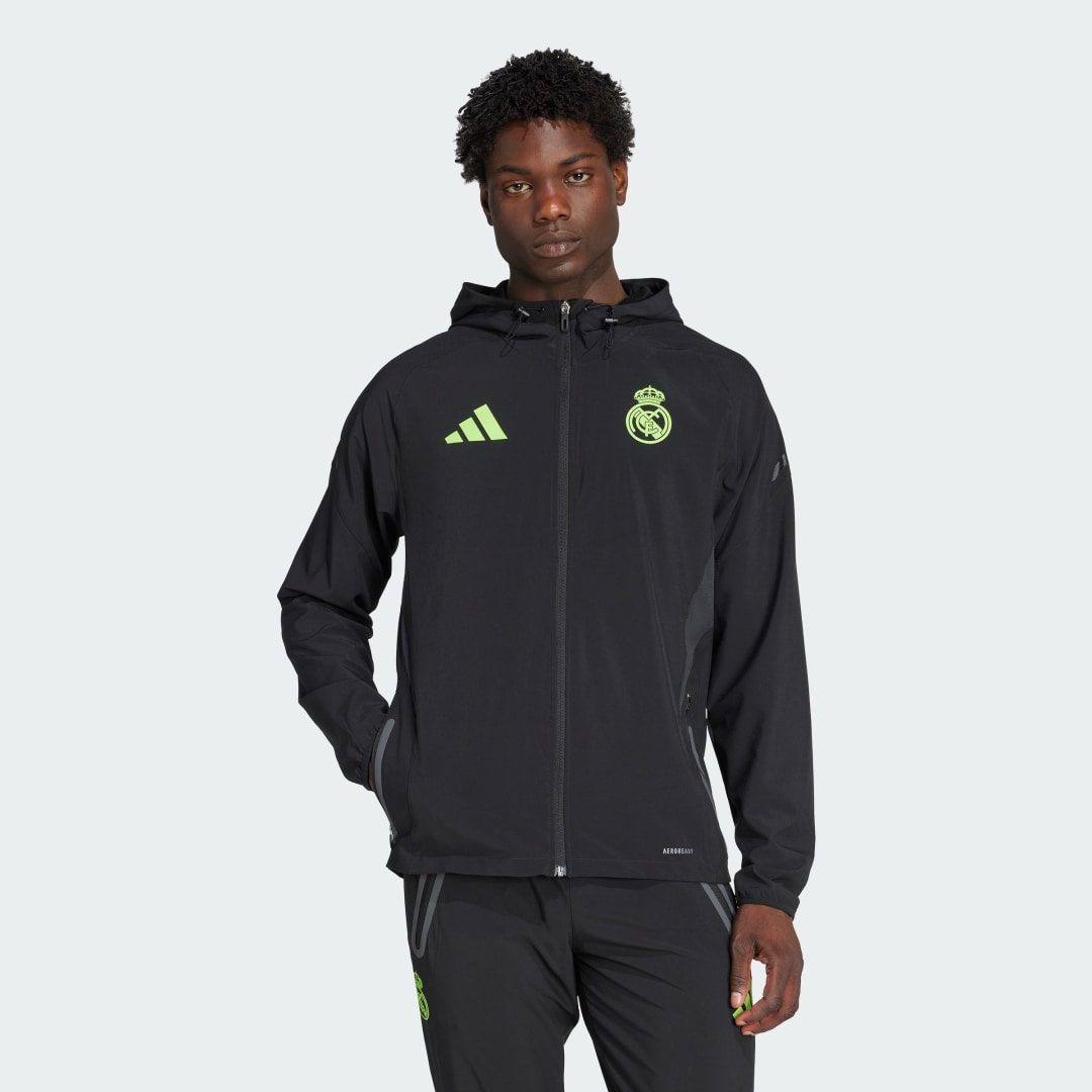 Яке adidas Performance Real Madrid Tiro 25 Pro Vis Tech Travel Jacket Черно | JV5324, 0
