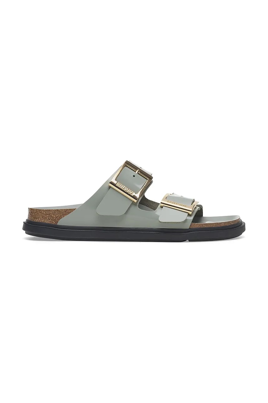 Кецове и обувки Birkenstock Birkenstock Arizona Droplet Buckle Slides Зелено | 1029367, 0
