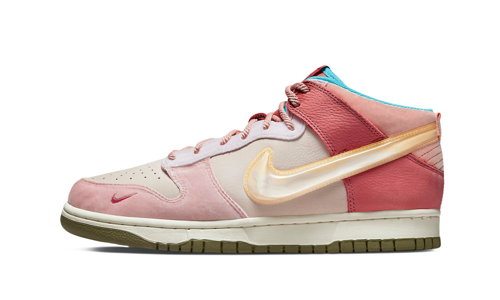 Кецове и обувки Nike Social Status x Dunk Mid "Strawberry Milk" Розово | DJ1173-600, 0