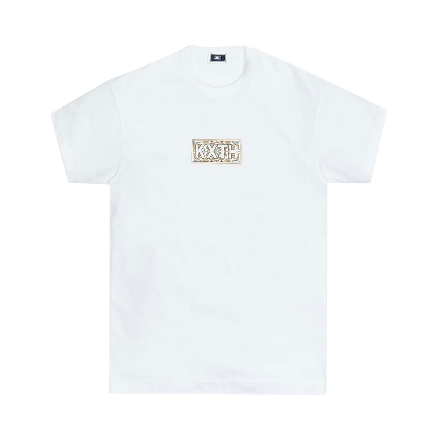 Тениска KITH Moroccan Tile Classic Logo Tee Бяло | KH030132 101, 1