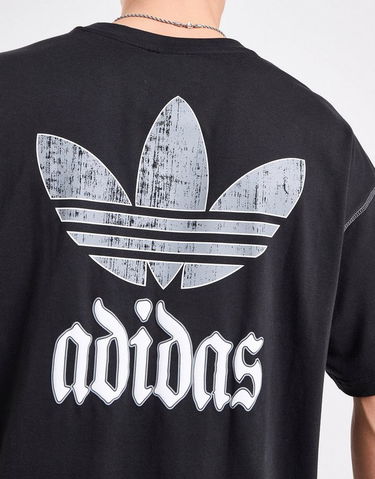 Тениска adidas Originals T-Shirt Gfx Tee Lo Oversized Distressed Graphic Exposed Seams Черно | KC6725, 3