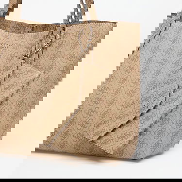 Голяма пазарска чанта GUESS GUESS Brenton Tote Бежово | HWLG9648230-LTL, 3