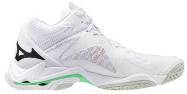 Кецове и обувки Mizuno Mizuno Wave Lightning Z8 Mid Бяло | v1ga2405-16, 3