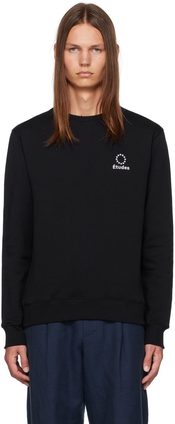 Суитчър Études Story Black Sweatshirt Черно | C00ME202A01599