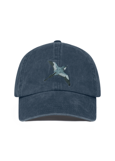 Шапка с козирка AXEL ARIGATO Bee Bird Embroidered Washed Cap Тъмно синьо | X3553002, 1