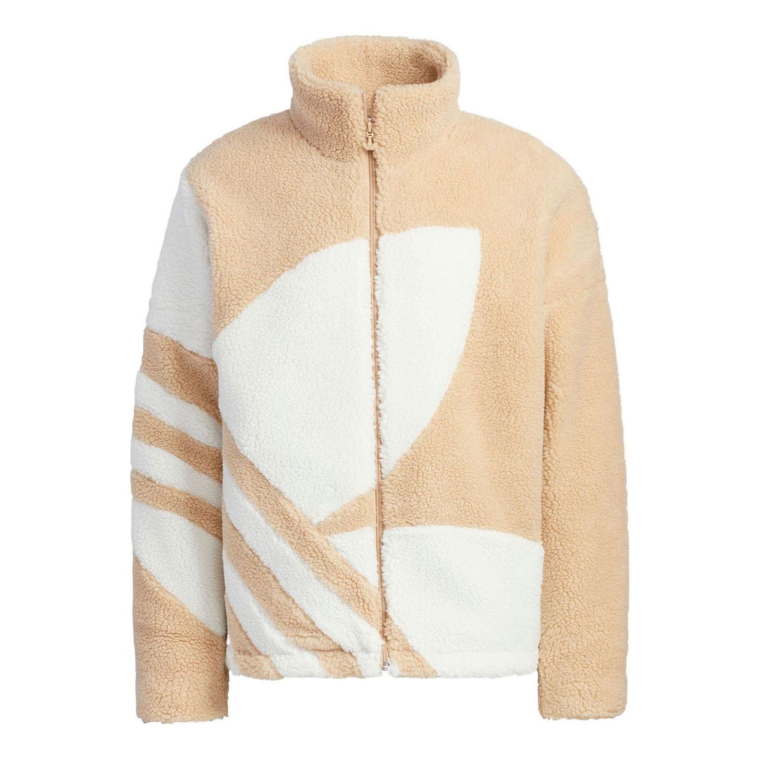 Яке adidas Originals Adidas Originals Sherpa Logo Jacket Бежово | HR3487, 0