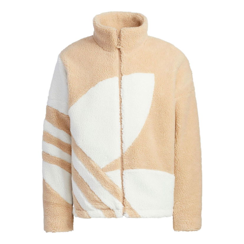 Яке adidas Originals Adidas Originals Sherpa Logo Jacket Бежово | HR3487
