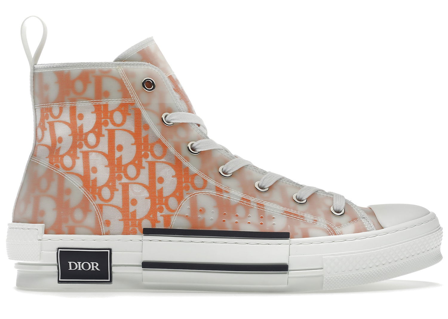 Кецове и обувки Dior High Oblique Canvas Бяло | 3SH118YNT_H261, 0