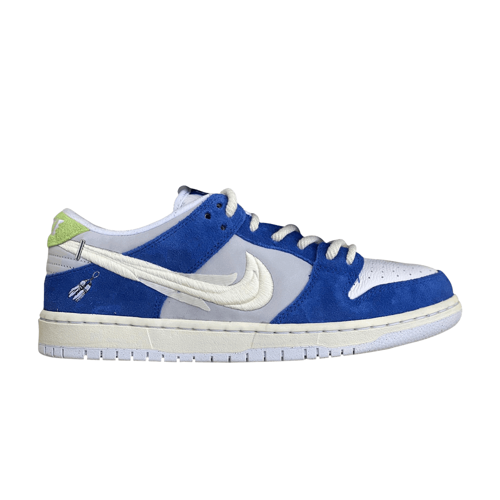 Кецове и обувки Nike SB Fly Streetwear x Dunk Low Pro "Gardenia" Синьо | DQ5130-400, 0