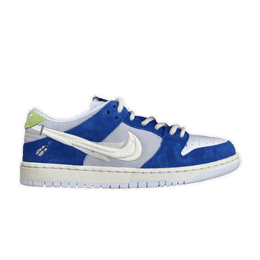 Кецове и обувки Nike SB Fly Streetwear x Dunk Low Pro "Gardenia" Синьо | DQ5130-400, 0