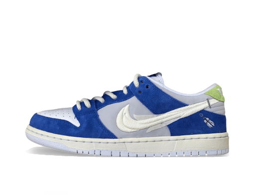 Скеитбординг Nike SB Fly Streetwear x Dunk Low Pro "Gardenia" Синьо | DQ5130-400