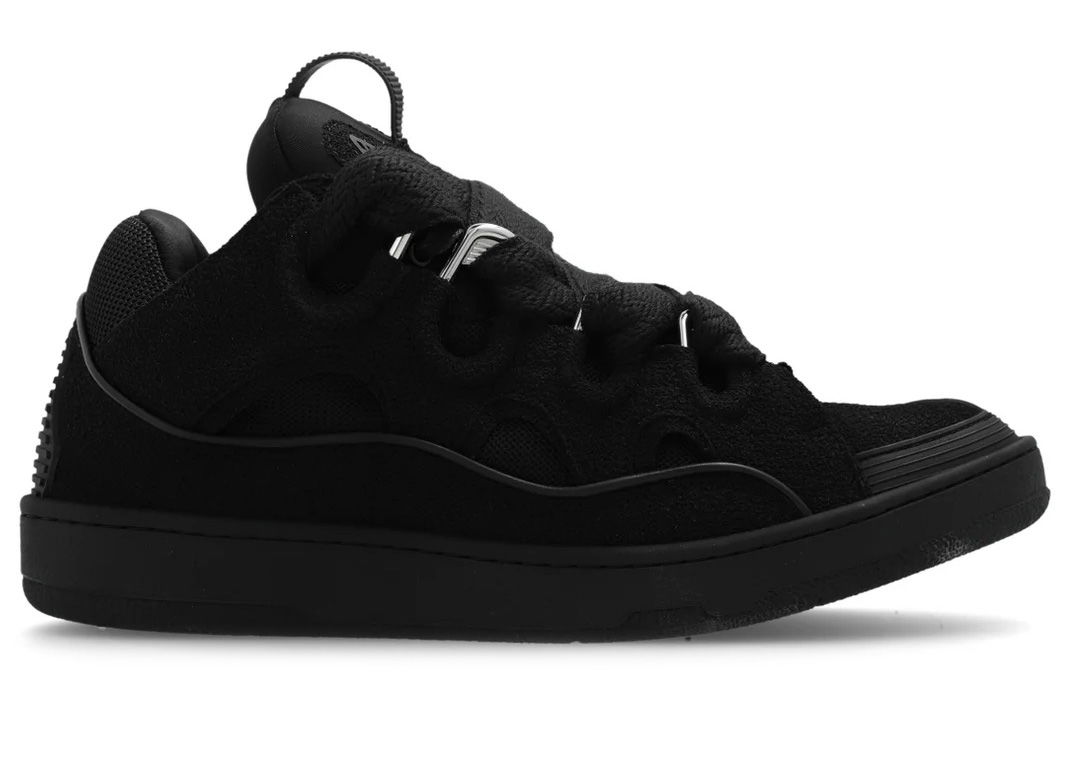 Кецове и обувки LANVIN Leather Curb "Triple Black" Черно | FMSKRK11GRIPA23 1010, 0