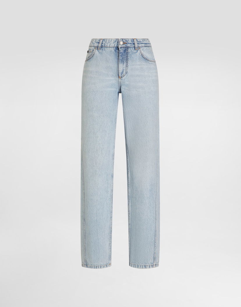 Дънки Dolce & Gabbana Dolce & Gabbana 5-Pocket Denim Trousers Синьо | FTDCFDG8NQ9S9001