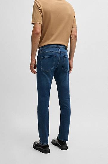 Дънки BOSS Delaware Slim-Fit Comfort-Stretch Jeans Синьо | 50524007, 1