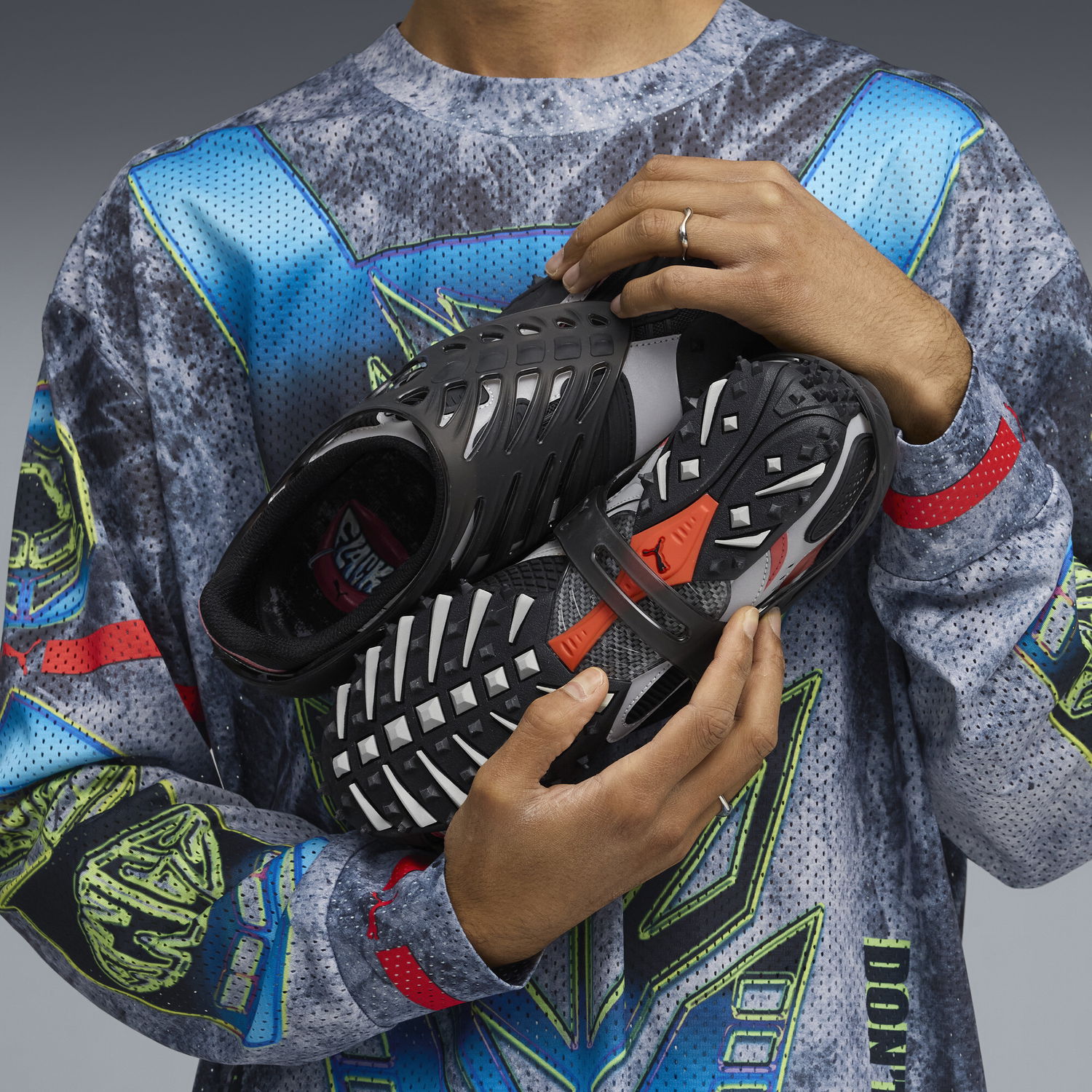 Кецове и обувки Puma A$AP ROCKY x Mostro Gabbia Leather Черно | 404448_01, 1