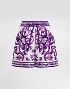 Dolce & Gabbana Majolica-Print Twill Shorts