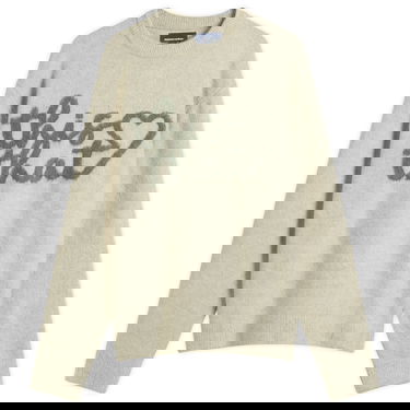 Пуловер thisisneverthat this that Heart Graphic Knit Jumper, Large Бежово | TN253KKNPK10-SND, 0