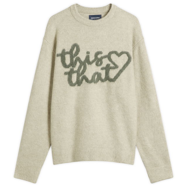 this that Heart Graphic Knit Jumper, Large