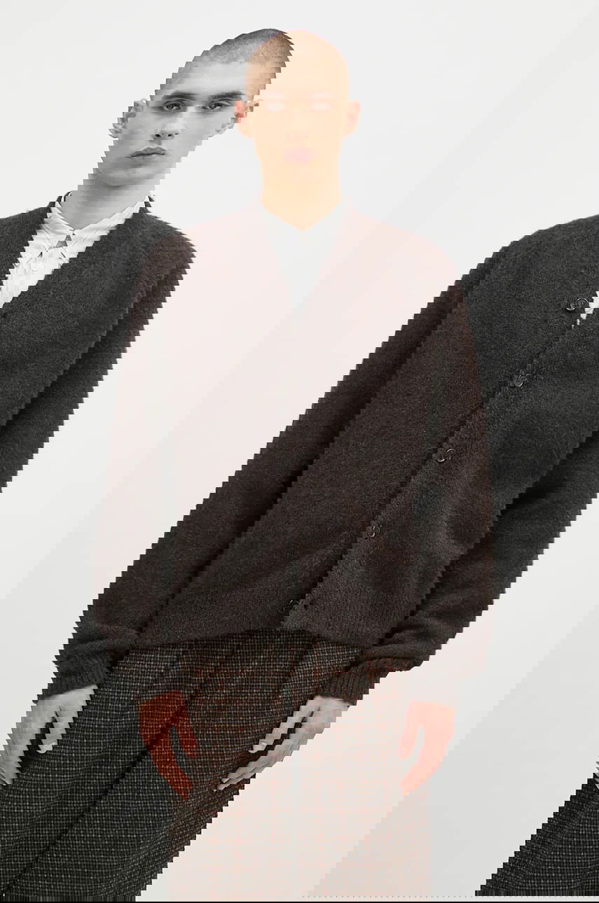 Пуловер Universal Works Universal Works Cardigan Кафяво | 31458.BROWN, 0
