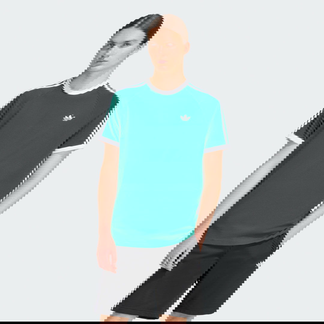 Тениска adidas Performance 3 Stripes Short Sleeve T-Shirt Зелено | KE3534, 0