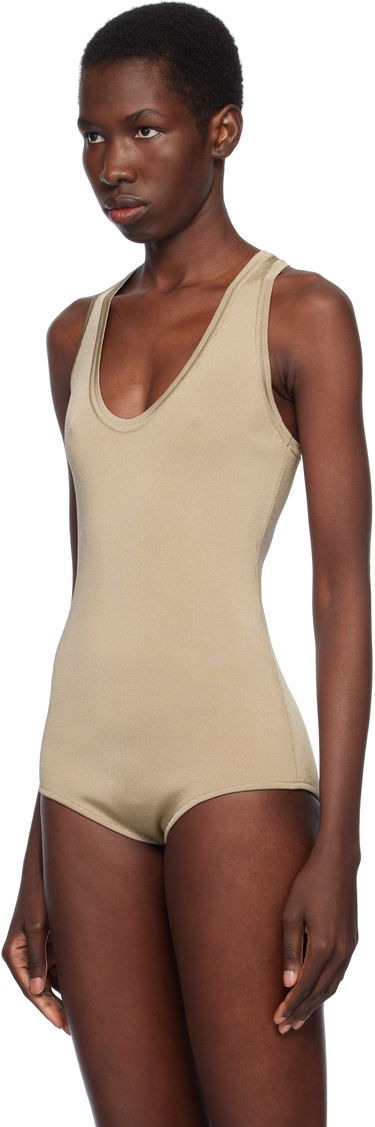 Потник FERRAGAMO Ferragamo Knitted Bodysuit Бежово | 783140, 3