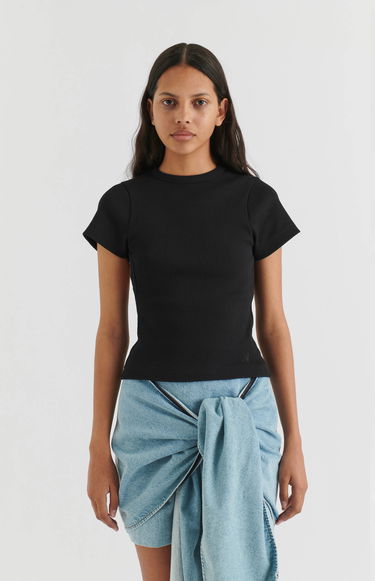 Тениска AXEL ARIGATO Solo Cut Out T-Shirt Черно | A2085002, 9