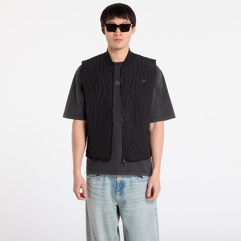 Жилетка Filling Pieces Quilted Vest XL Черно | 422535500199 Black