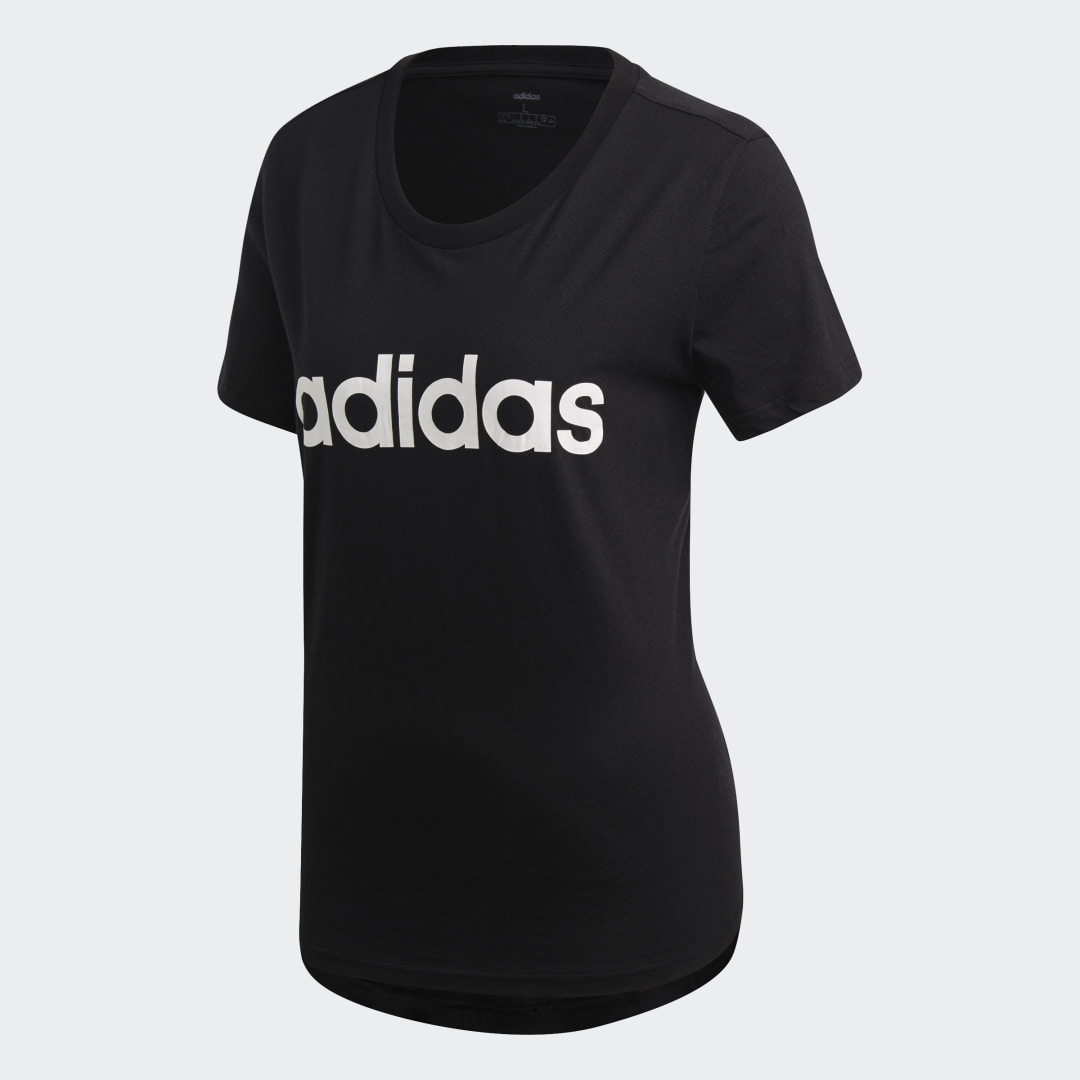 Тениска adidas Originals Essentials Linear Черно | DP2361, 0