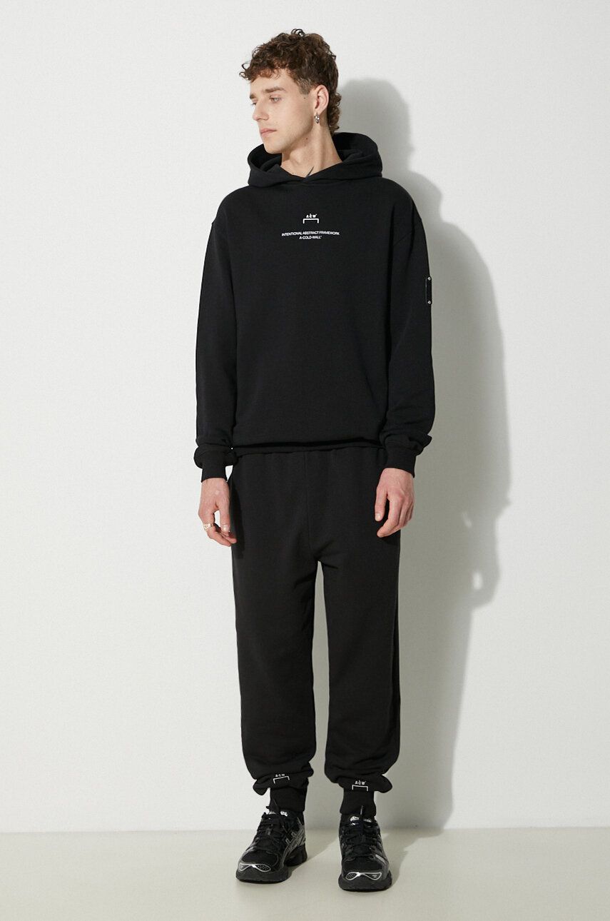 Суитчър A-COLD-WALL* Brutalist Hoodie With Print Черно | ACWMW094, 1