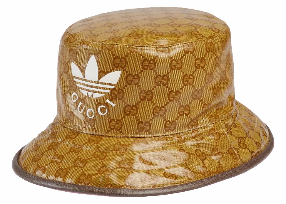 Шапка Gucci adidas x Bucket Hat Кафяво | 696484 4HAP2 7164, 0